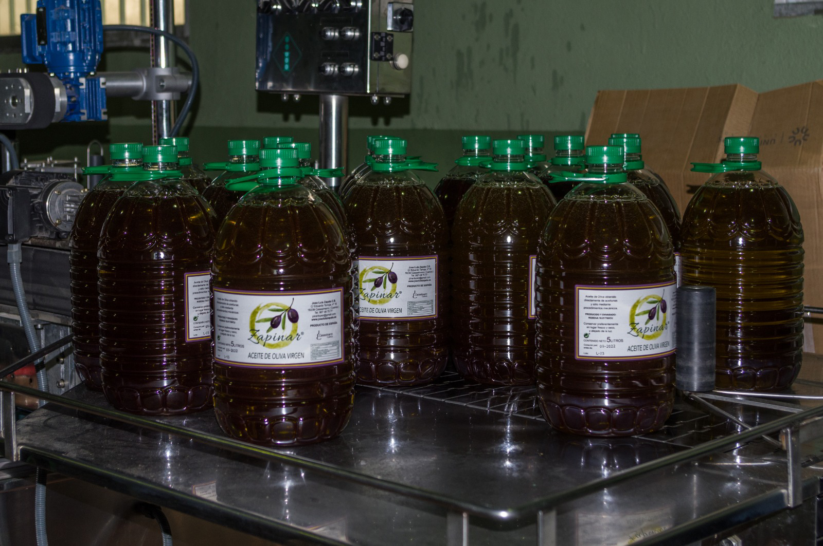 ZAPINAR, EL MEJOR ACEITE DE OLIVA EXTRA al mejor Precio de Venta en Casasimarro, Cuenca